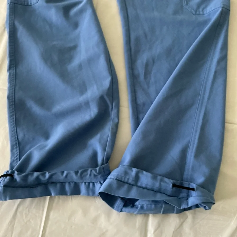 FIGS Cairo Cargo Scrub Pants Men’s Large Blue TM3001 Drawstring